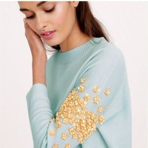 J. Crew sequin wool sweater